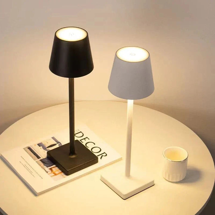 Dæmpbar bærbar LED-bordlampe - LumiAura