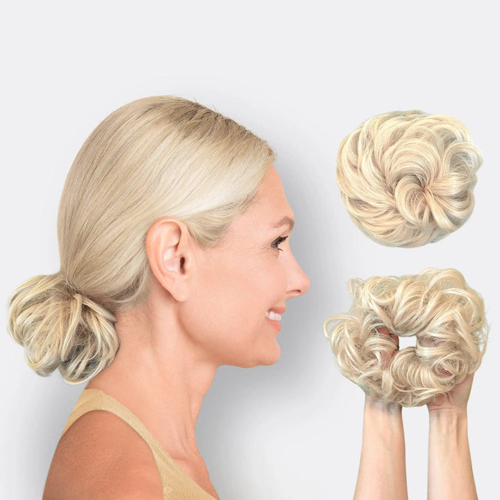 Hår-scrunchie til fyldig knold – BunPop