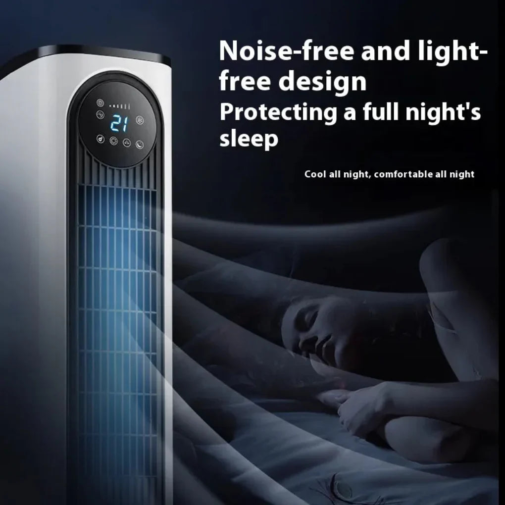 Bladløs tårnventilator med LED-display