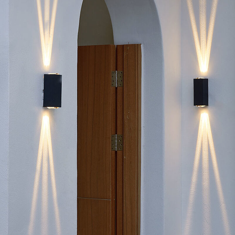 Vandtæt LED-udendørsvæglampe moderne til terrasse og have