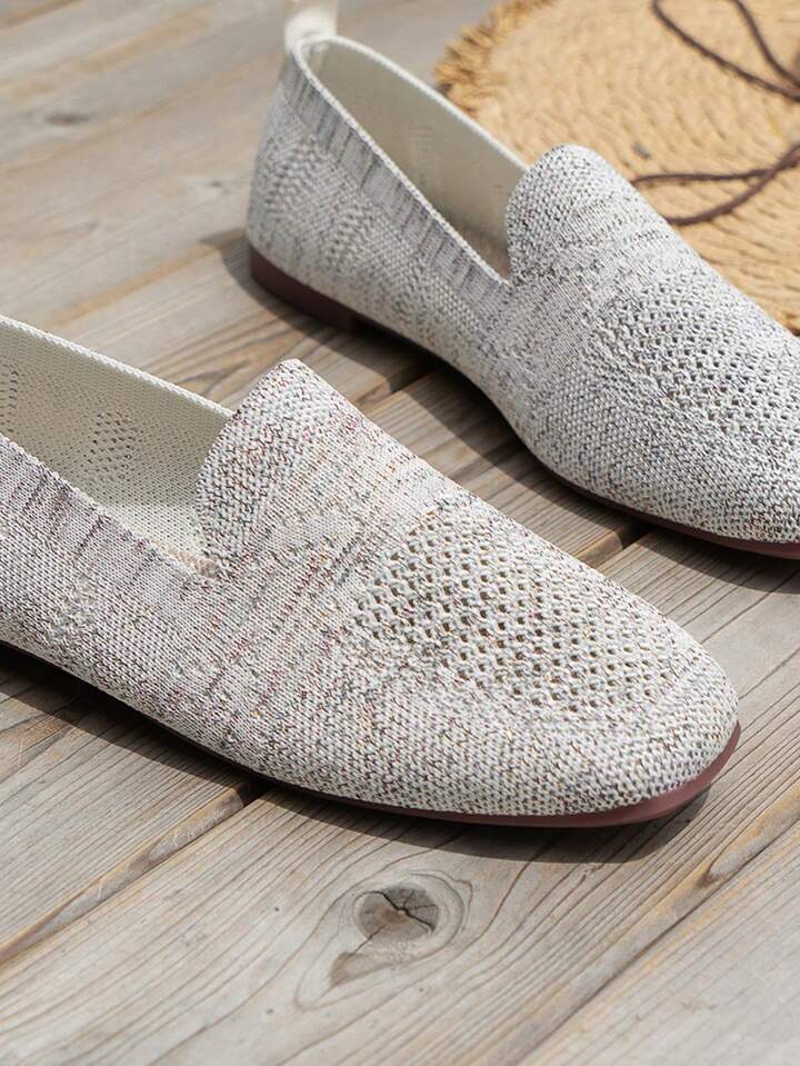 Ortopædiske slip-on-sneakers til damer med blød indersål og åndbart mesh