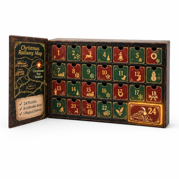 Escape room-julekalender med 24 gåder og 6 hemmelige temaer