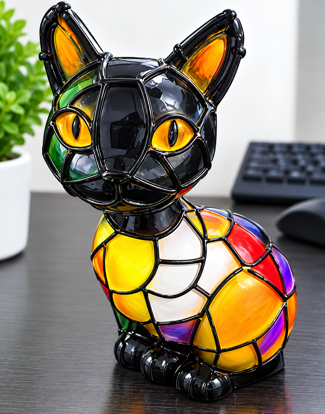 FELILUX – Legende LED-natlampe med kat-design og blødt ambientelys