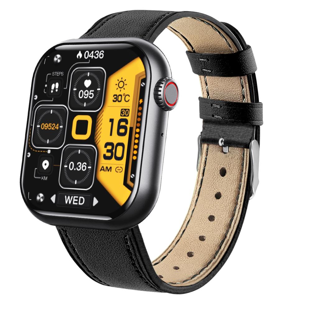 Vandtæt smartwatch med blodtryksmåler, iltmætning og søvnovervågning