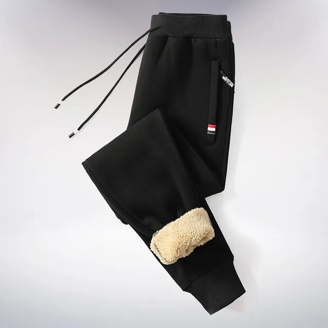 Vinterjoggingbukser | Lige fleecebukser