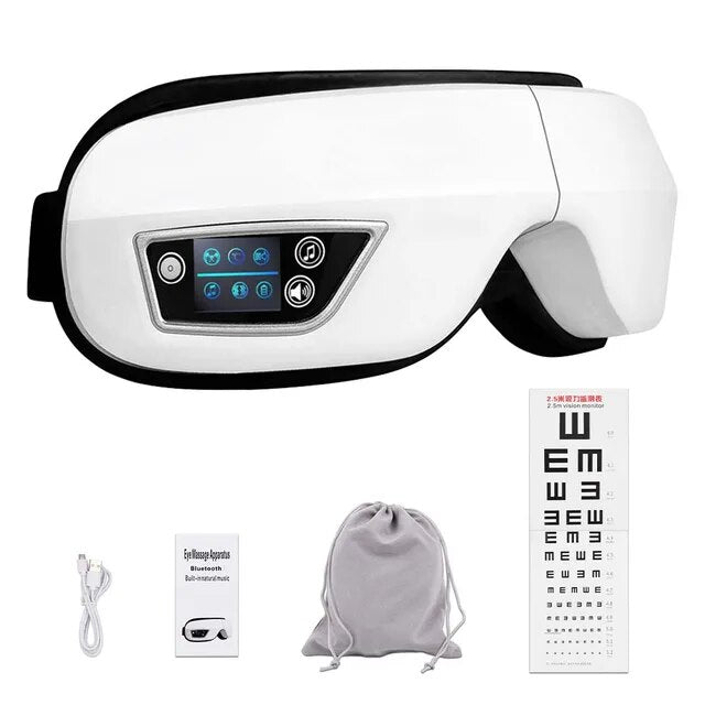 6D øjenmassageapparat | Smart airbag-vibration øjenpleje