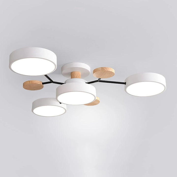 Loftlampe til flush-montering, moderne LED-belysning til rummet