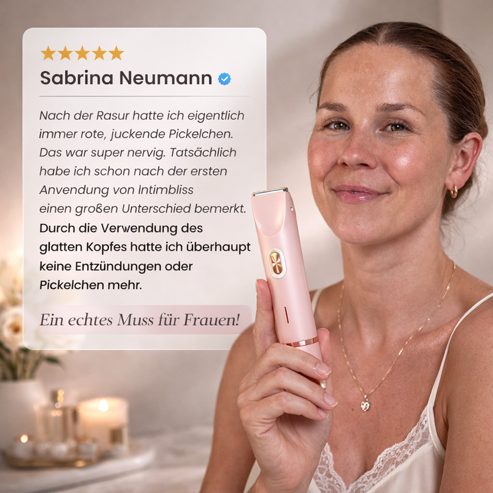 Elektrisk bikinitrimmer til kvinder – trådløs, vandtæt barbermaskine til sart hud