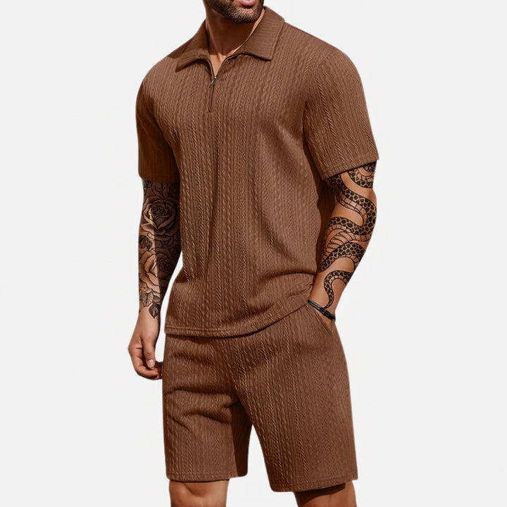 Cross-border European-size Best-selling Mens Summer Plaid