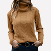 Kvinders Turtleneck Pullover – Afslappet Hverdag Stil