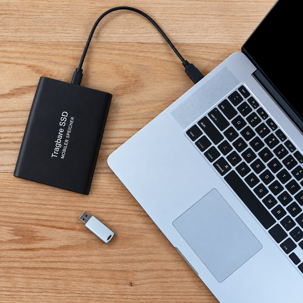 Robust ekstern SSD 30 TB til store filer