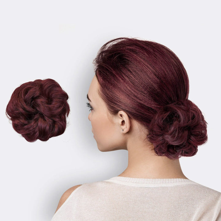 BunPop hårforlængelses-scrunchie