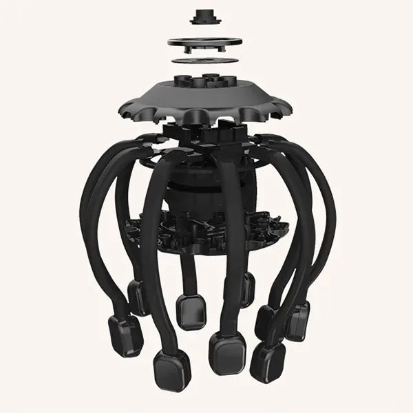 Intelligent elektrisk hovedmassager - OctoRelax