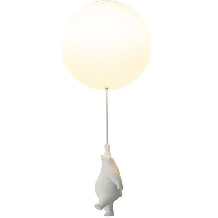 Loftlampe til børneværelset med bamse og ballon - CloudBear