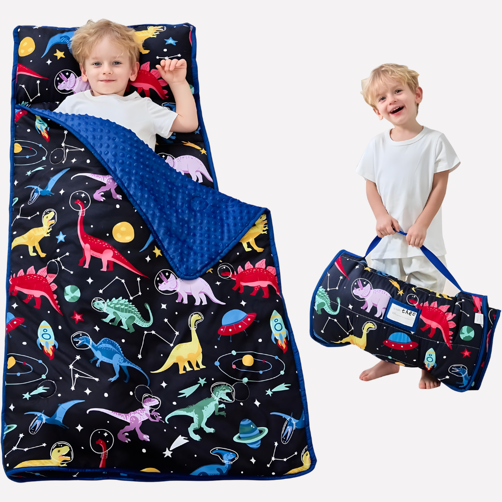 Tumling Nap Mat med Pude og Tæppe