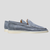 Herre-loafers i ruskind