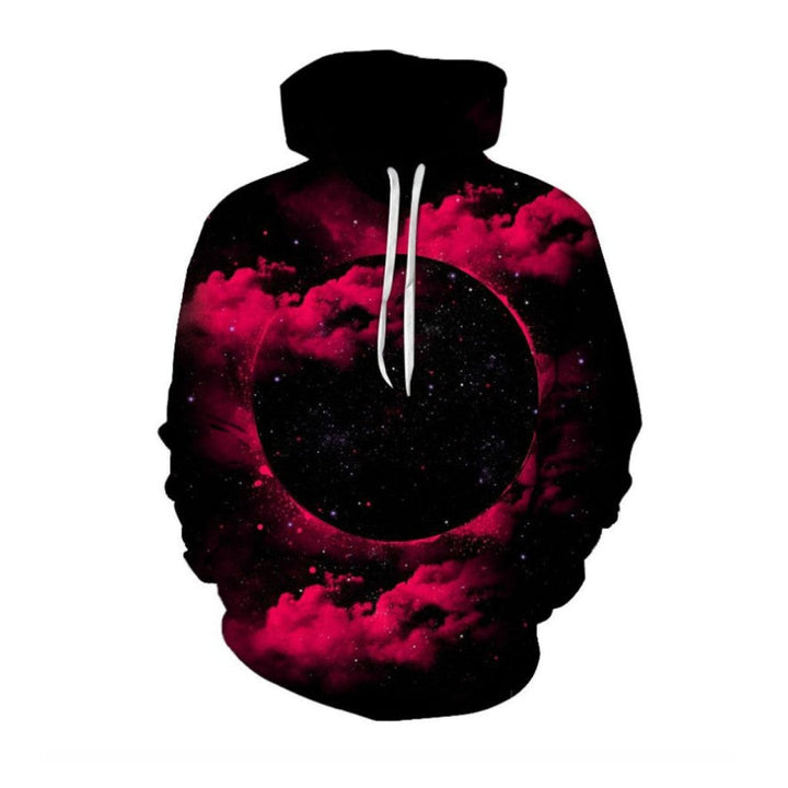 3D Digital Print Underlig Nat Stjerne Sweatshirt