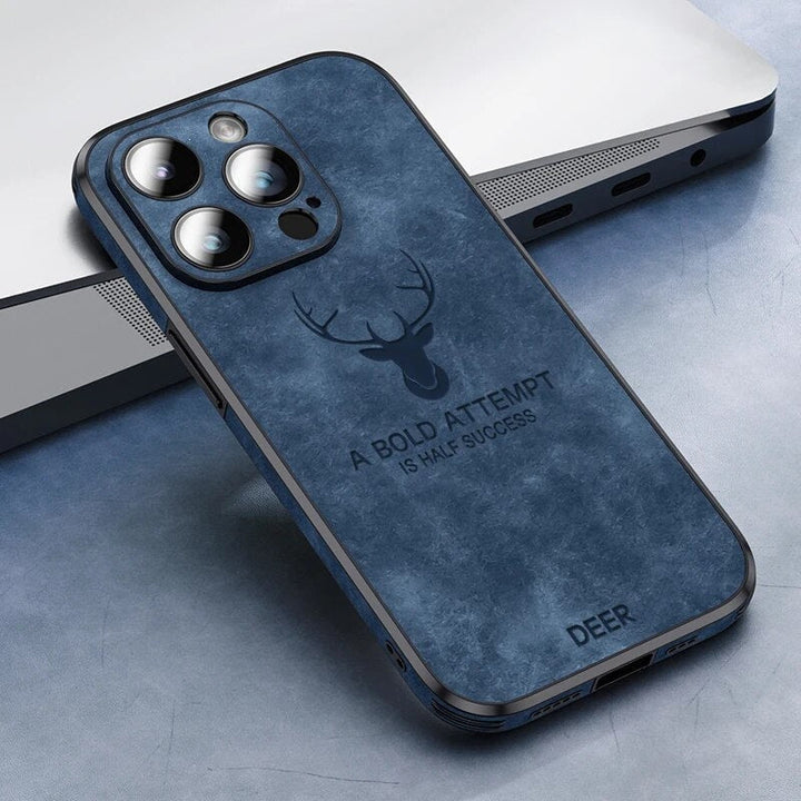 Luksus iPhone-cover i hjorteskind - Veltro