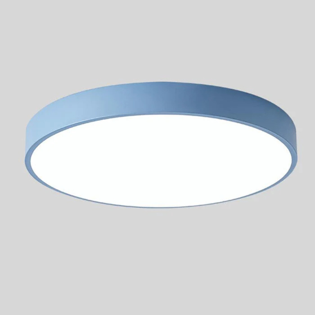 Delos Scandi-loftlampe i træ | Naturlig LED-designlampe