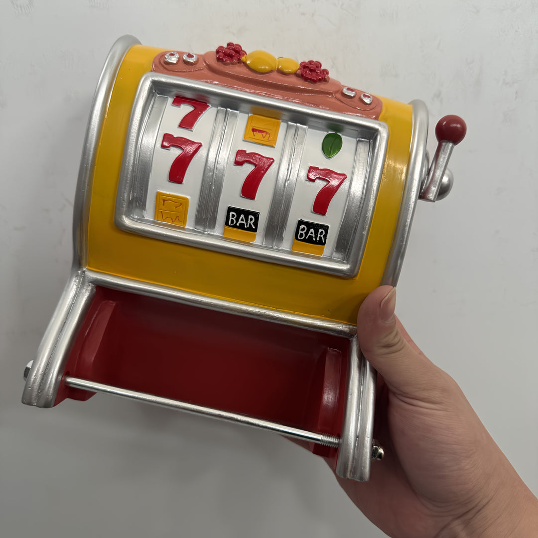 Jackpot Toiletpapirholder – Spillemaskine-design & Vægmonteret