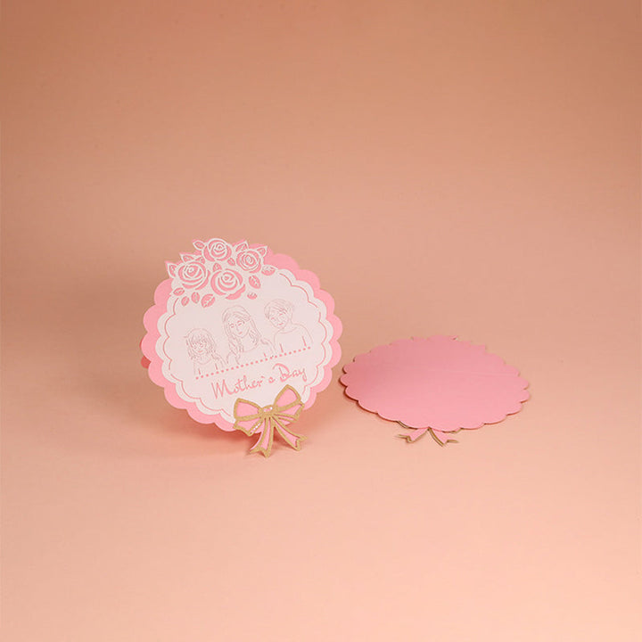 Mors Dag-3D-blomsterkort, unik erindring til hende