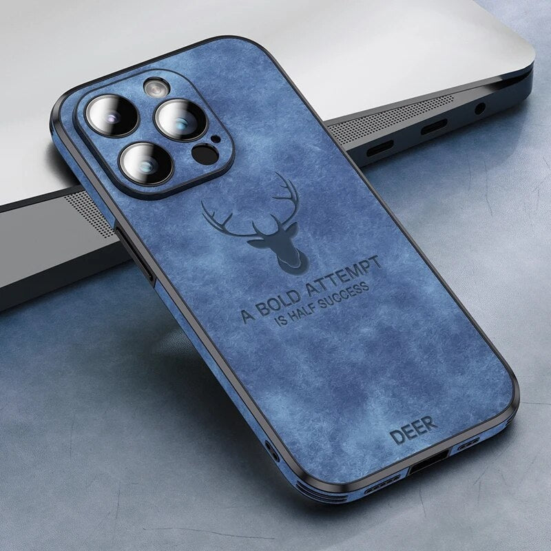 Luksus iPhone-cover i hjorteskind - Veltro