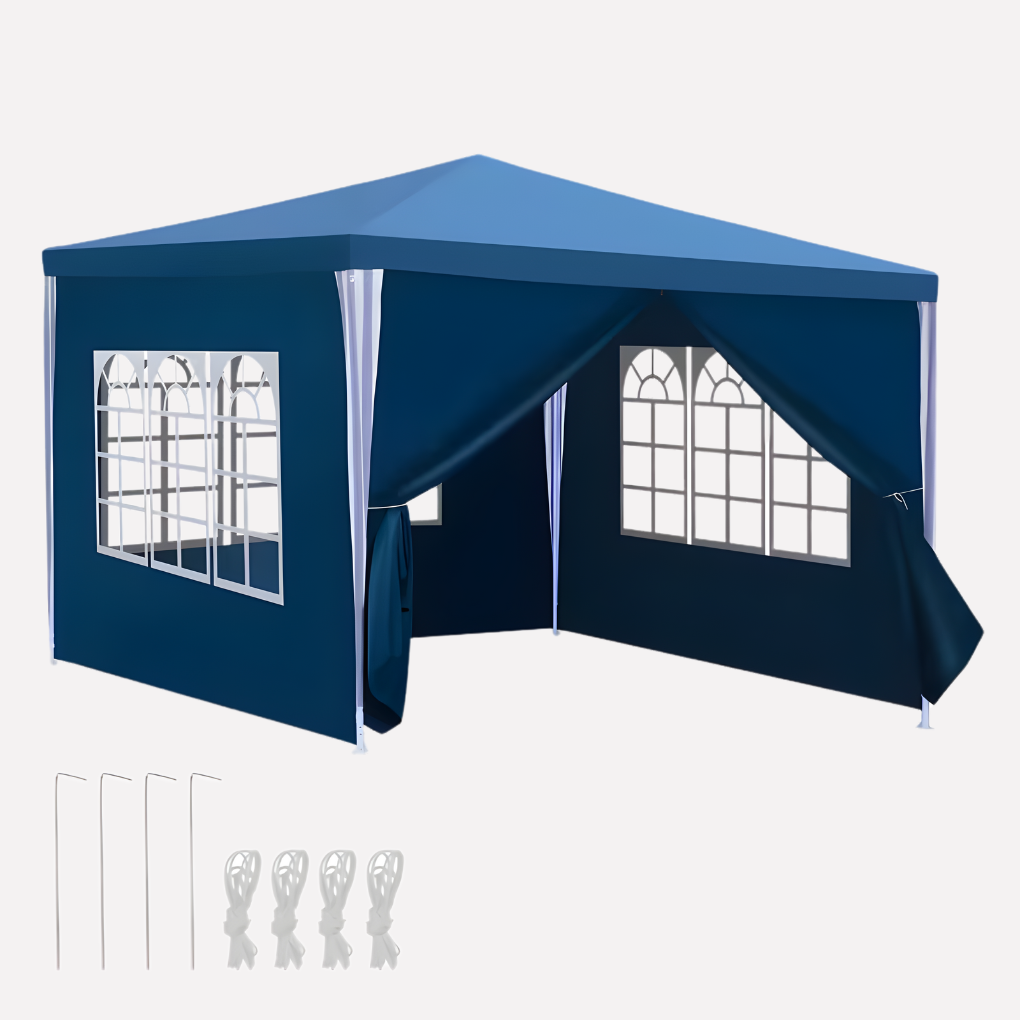 Havepavillon festtelt med aftagelige sidepaneler