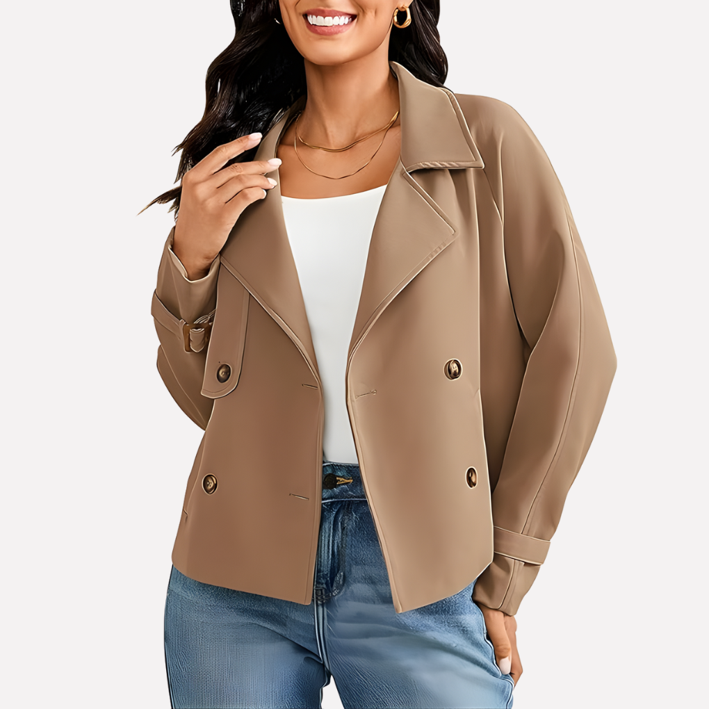 Kvinders Blazer Jakke – Klassisk Erhverv og Casual Stil