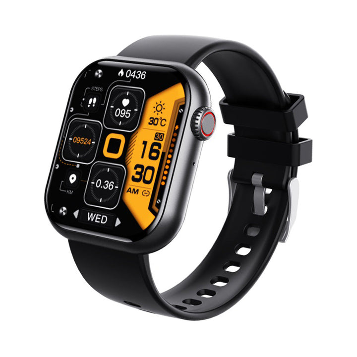 Vandtæt smartwatch med blodtryksmåler, iltmætning og søvnovervågning