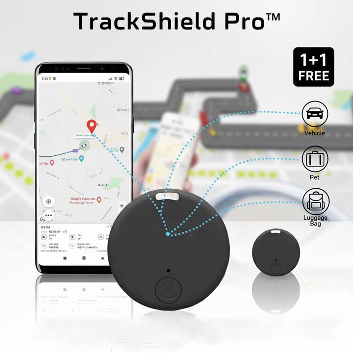 Magnetisk mini-GPS-tracker med realtidsposition, bevægelsesalarmer og lydovervågning