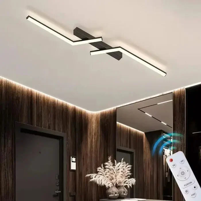 Moderne LED-loftlampe – Geometrisk lampe