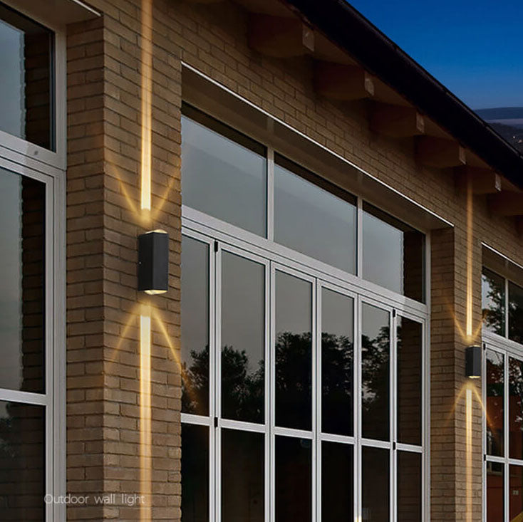 Vandtæt LED-udendørsvæglampe moderne til terrasse og have