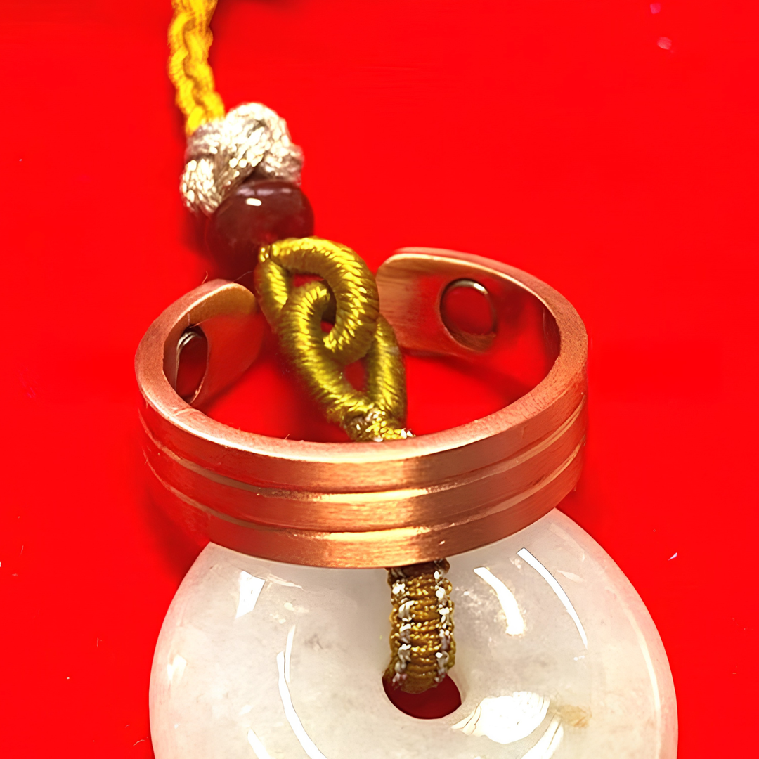 Fransk-stil Kat-øje Sten Kobber Magnet Ring