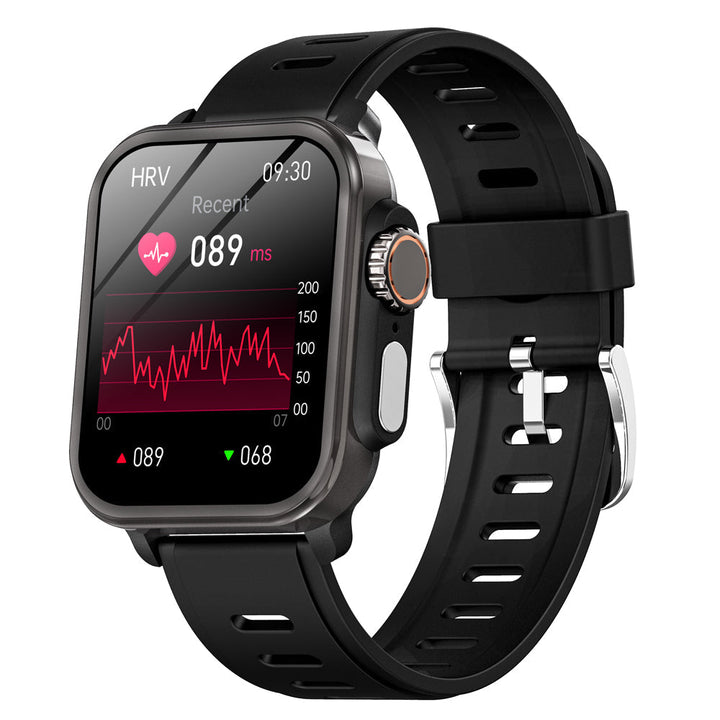 Vandtæt smartwatch med blodtryksmåler, iltmætning og søvnovervågning