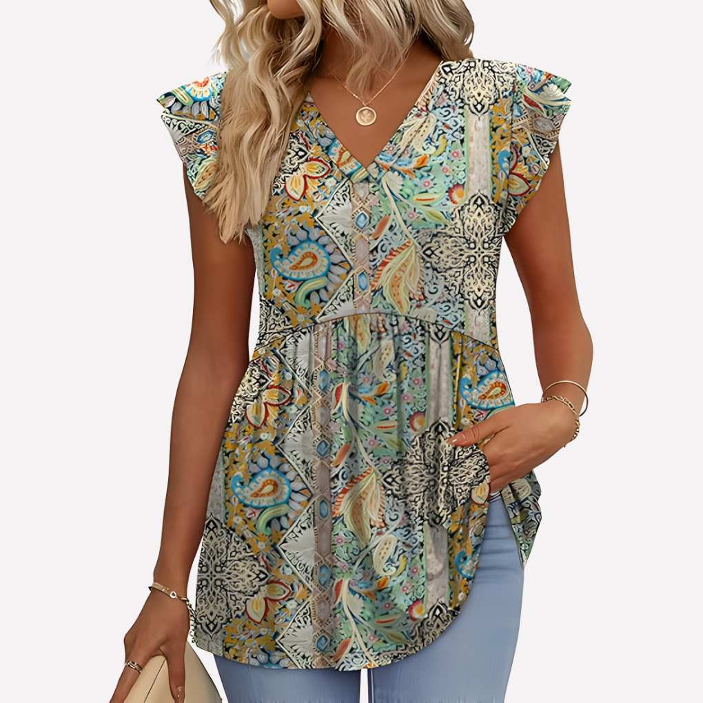 Kvinders Casual Bluse – Afslappet Stil til Hverdag