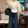 Kvinders Off-The-Shoulder Sweater
