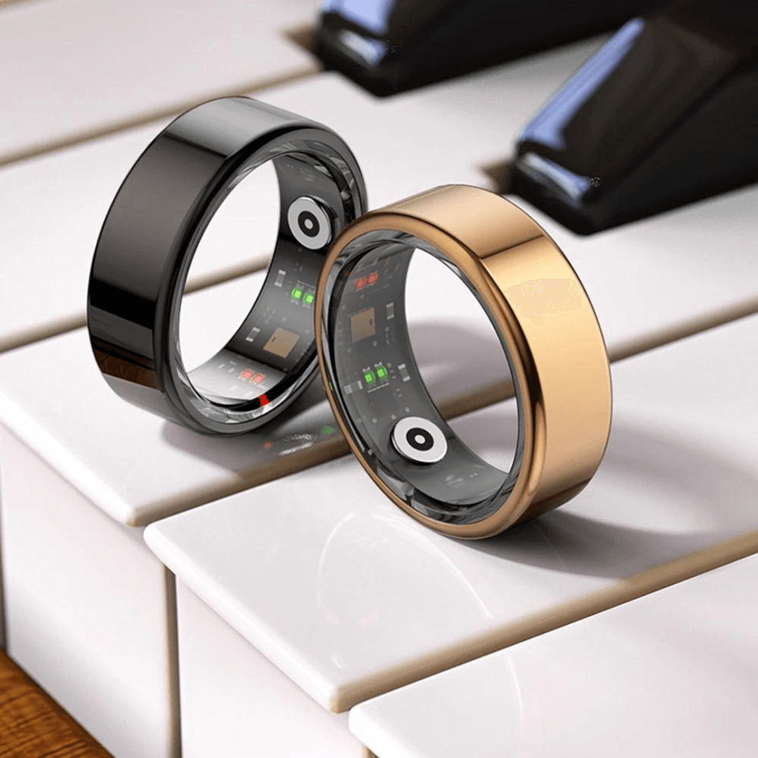 Sundhedstracker-ring i titanium – VitaRing