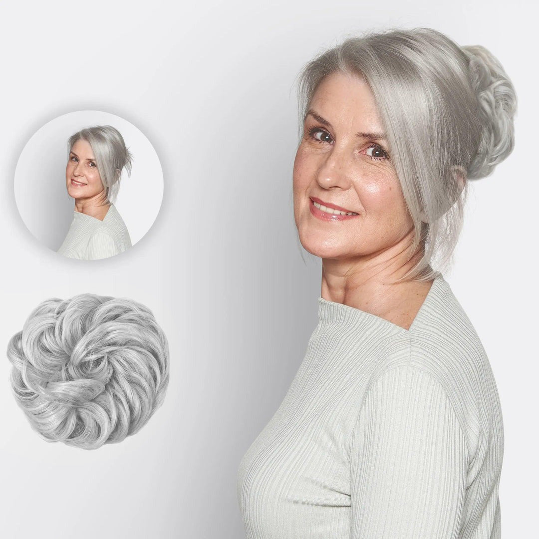 Hår-scrunchie til fyldig knold – BunPop