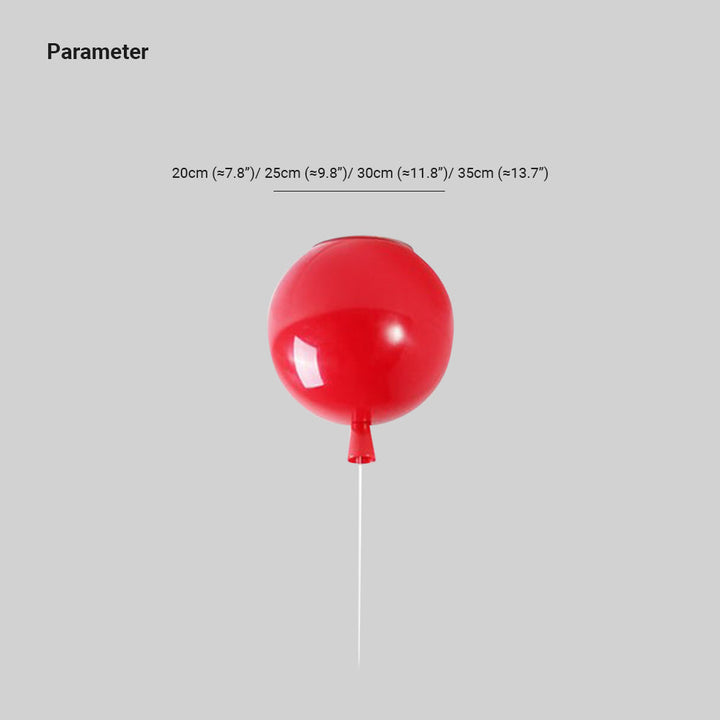 Kompakt og moderne LED-loftlampe Balloon – AuraLite