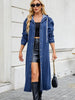 Dame lang denim trenchcoat