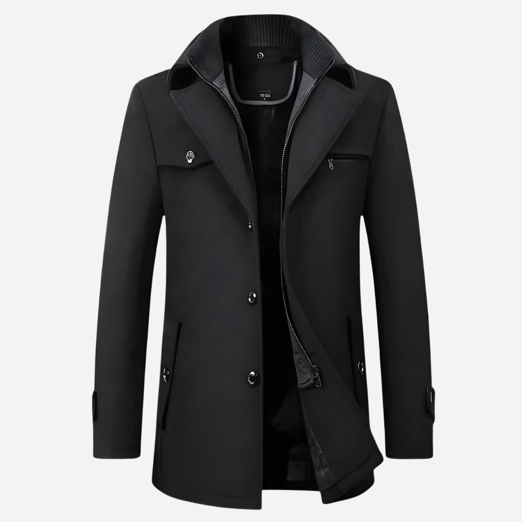 Herre Notched-Collar Frakke