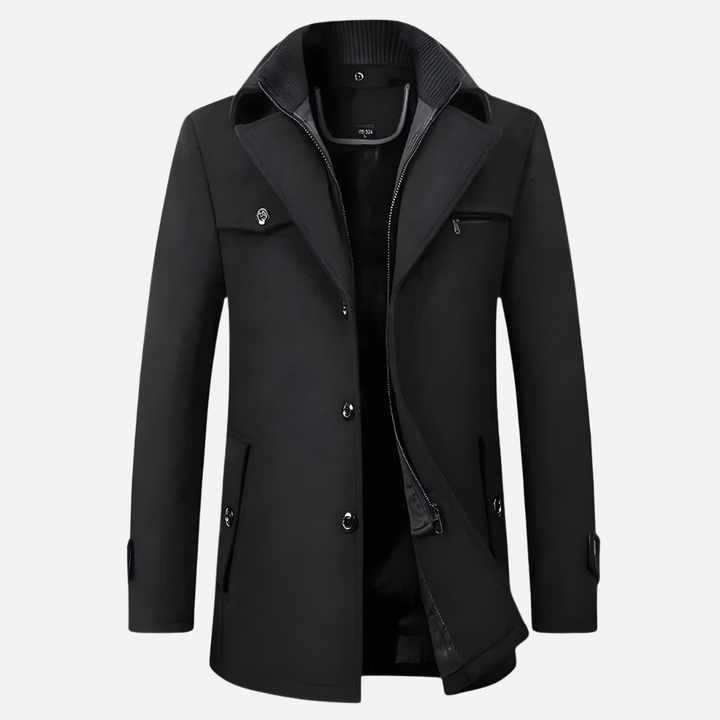 Herre Notched-Collar Frakke