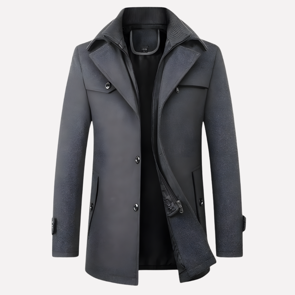 Herre Notched-Collar Frakke