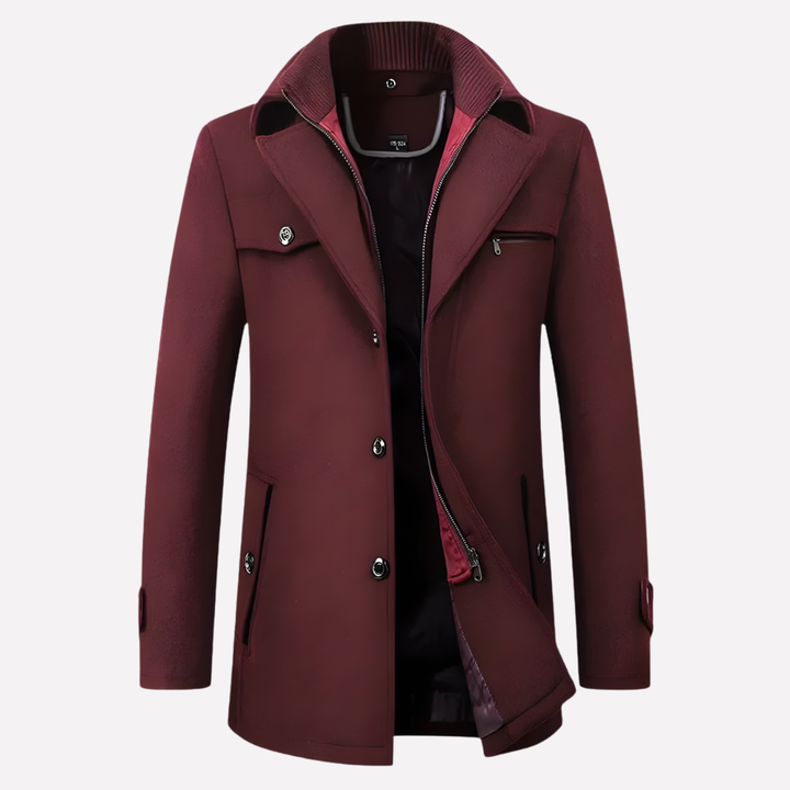 Herre Notched-Collar Frakke
