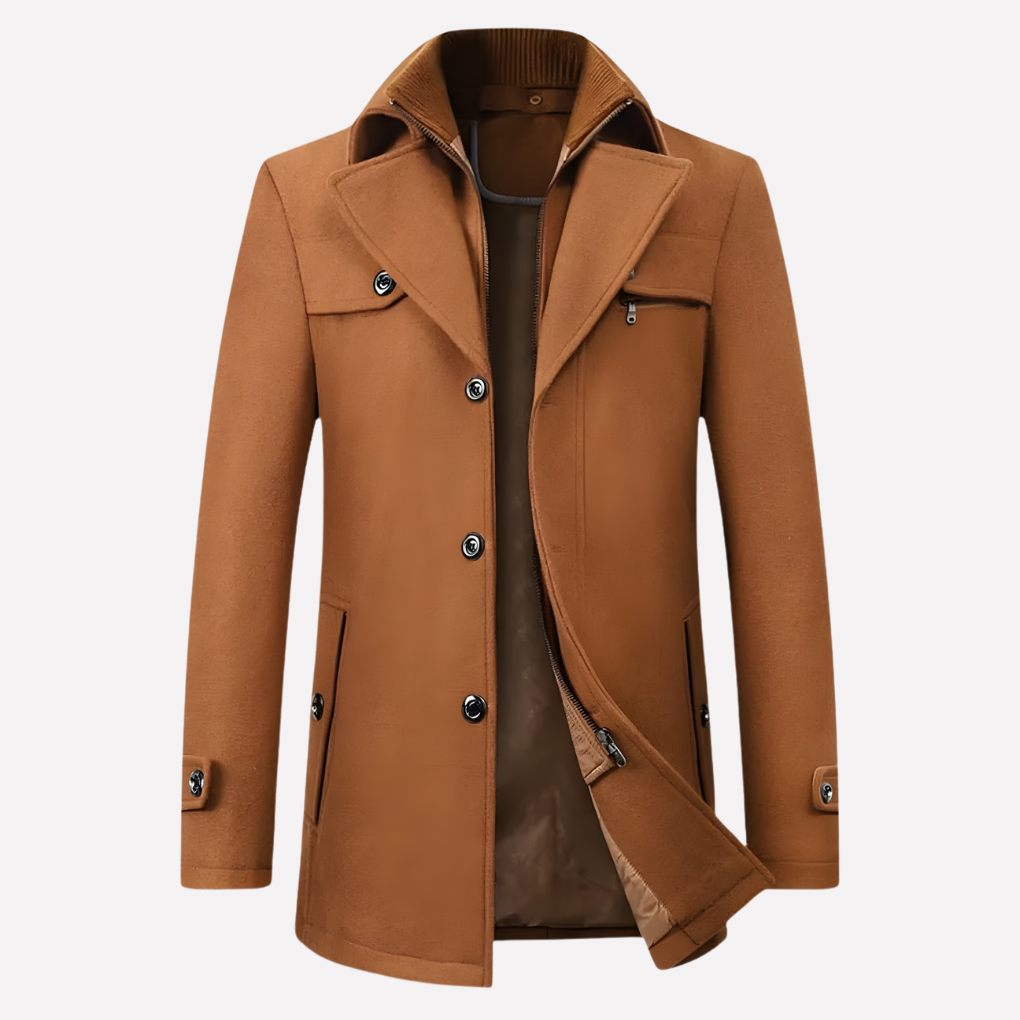 Herre Notched-Collar Frakke