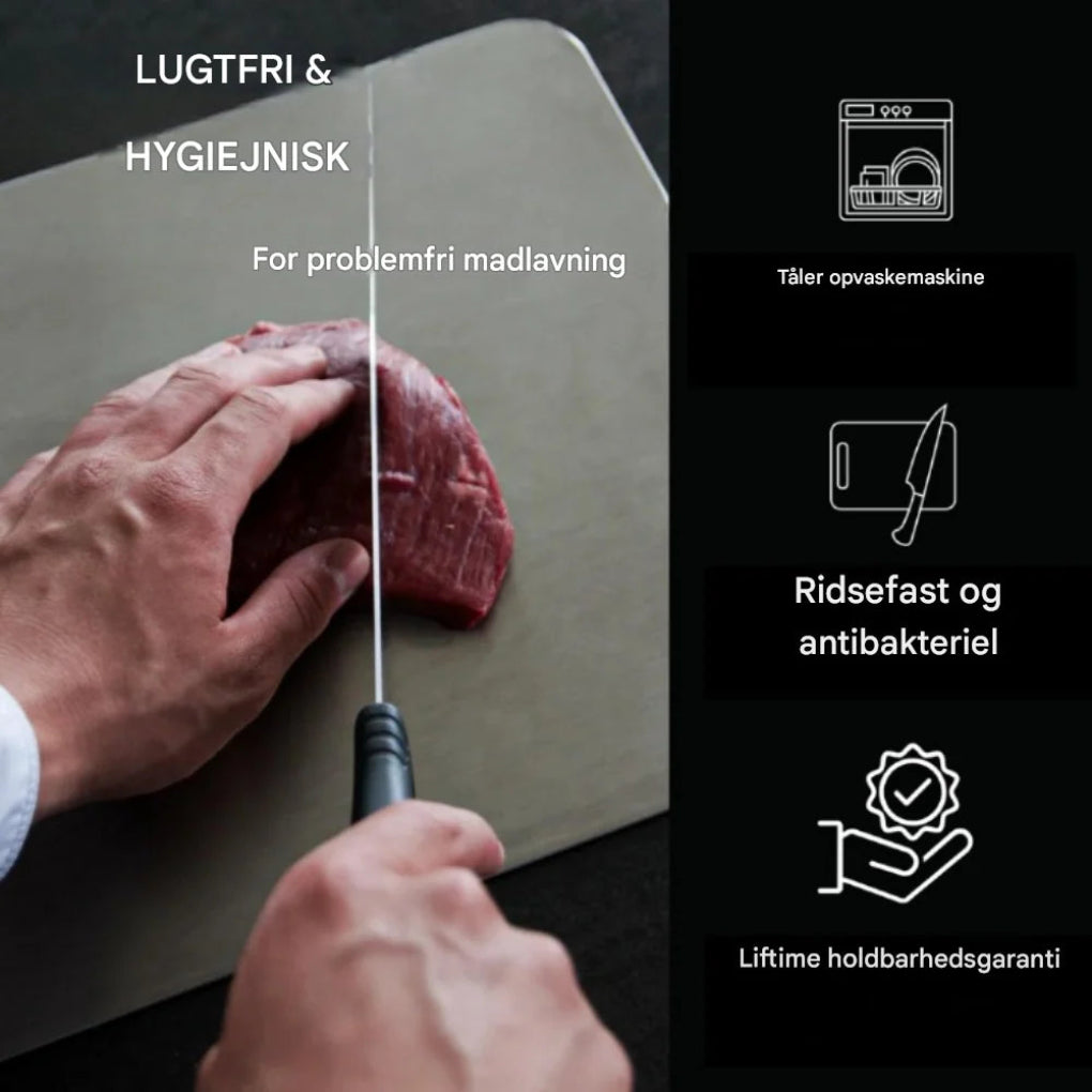 Skærebræt i medicinsk titanium