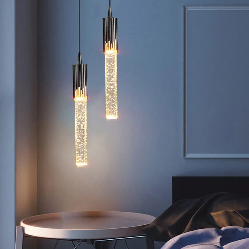 Cylinderformet glaspendel – Lustreau