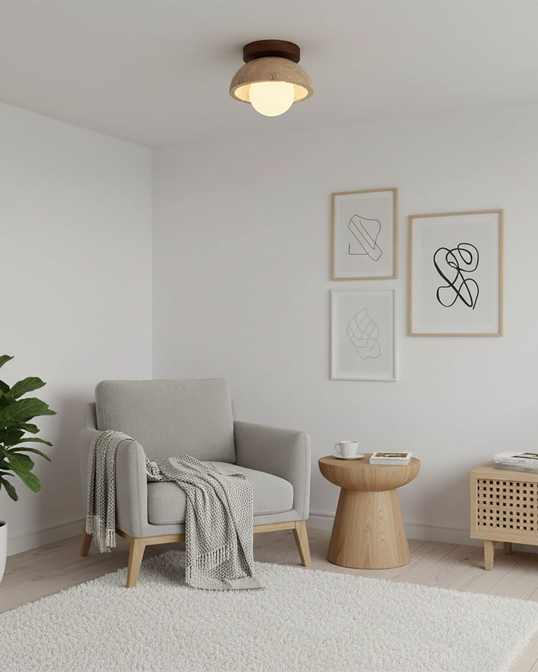 Kompakte loftlamper til moderne hjem