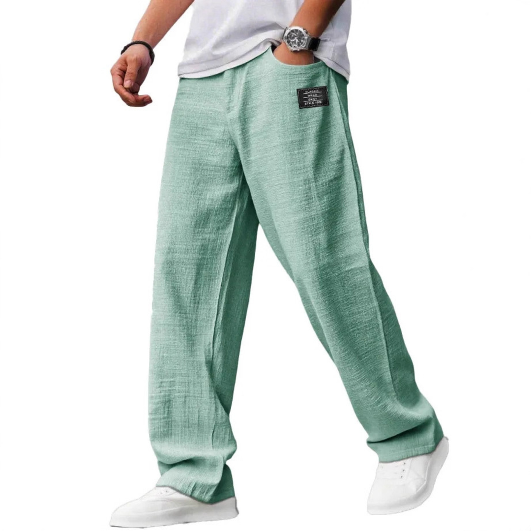 Mænds Casual Drawstring Bukser med Lommer