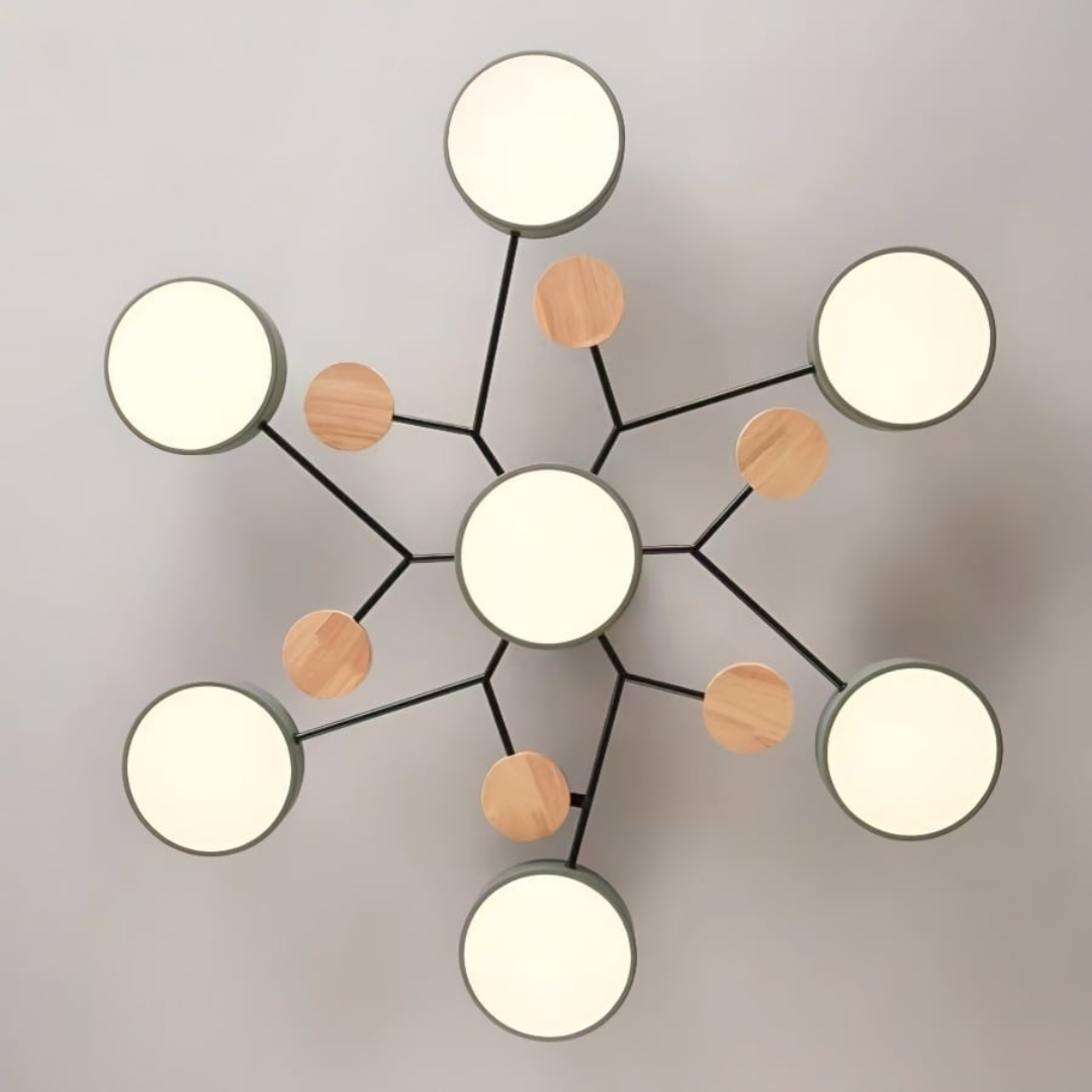LED-loftlampe Tidy moderne design | Blændfri belysning til stue og andre rum